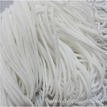 3mm whiteblack flat high quality ear loop elastic